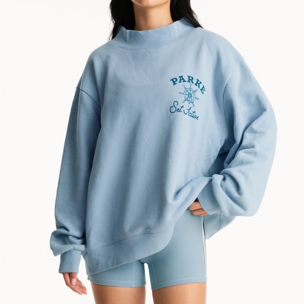 PARKE x Set Active Collab Mockneck Sweatshirt